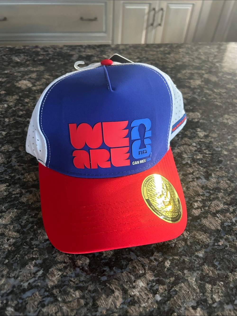 FIFA CAN MEX USA 'WE ARE'  TRUCKER HAT NWT
